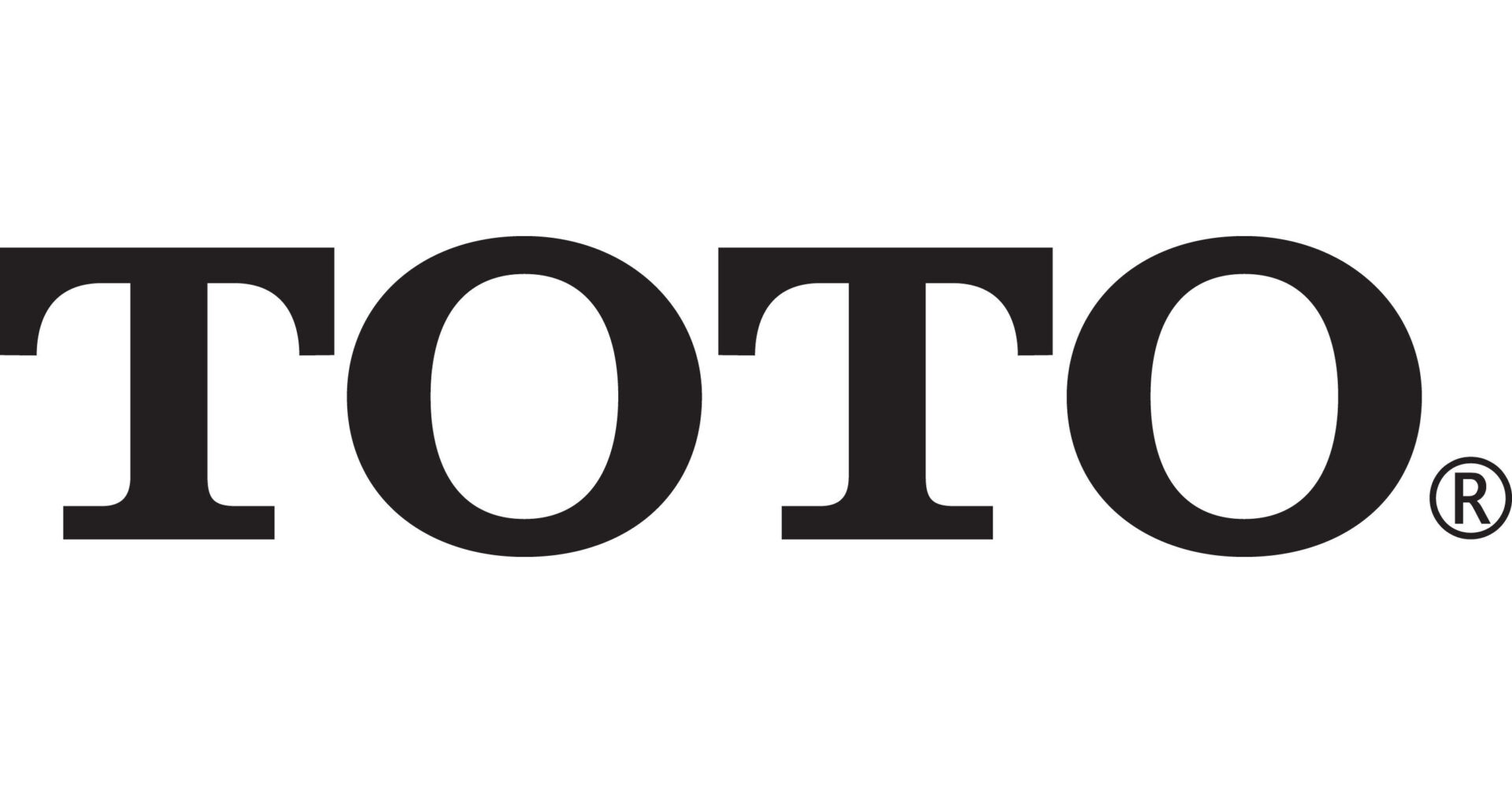 TOTO brand logo with registered trademark.